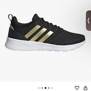 adidas Black and Gold Athletic Shoes